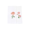 FLEURS KIKU - Essuie-mains invités en Lin