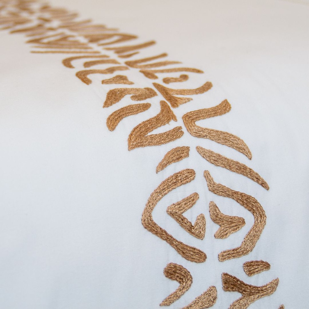 FRISE MILIA - Housse de Couette Double en Percale de Coton Égyptien