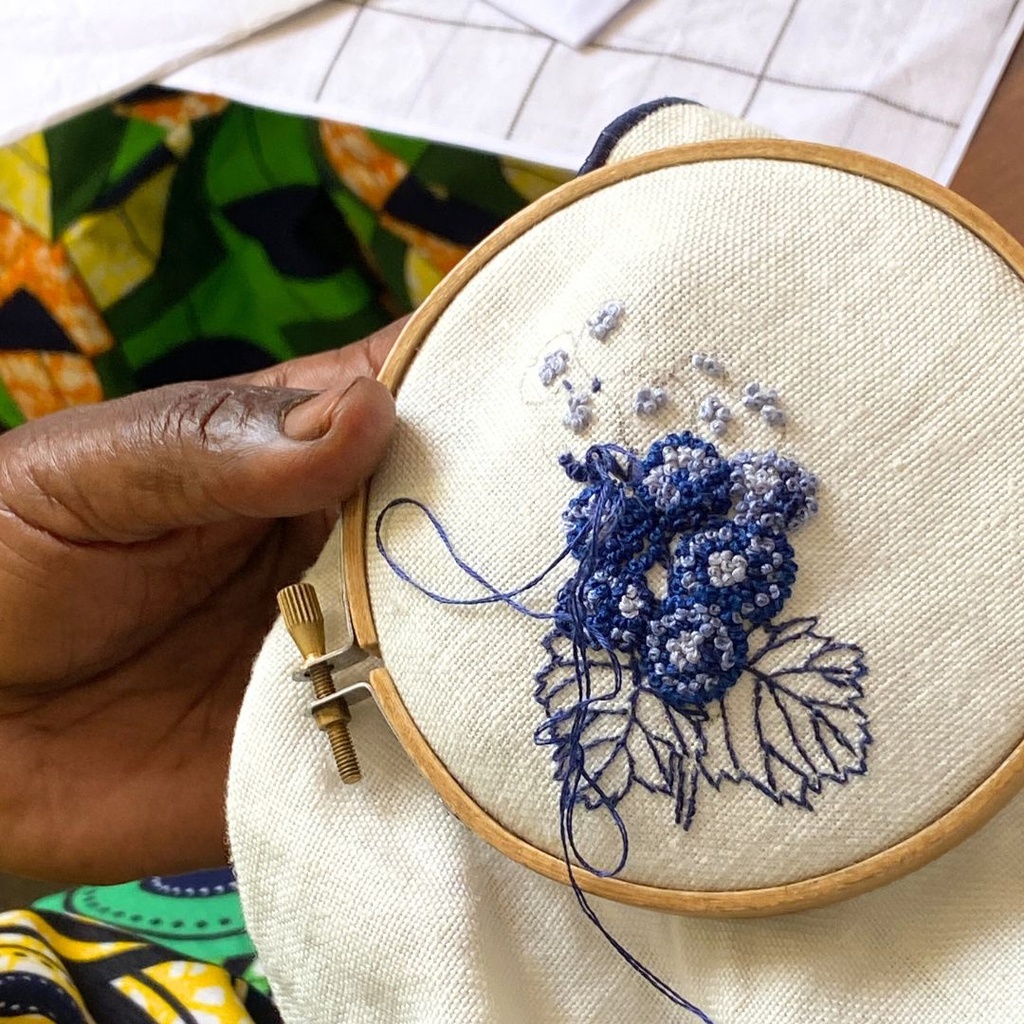 FRUITS ROUGES - 8 Serviettes de Table en Lin