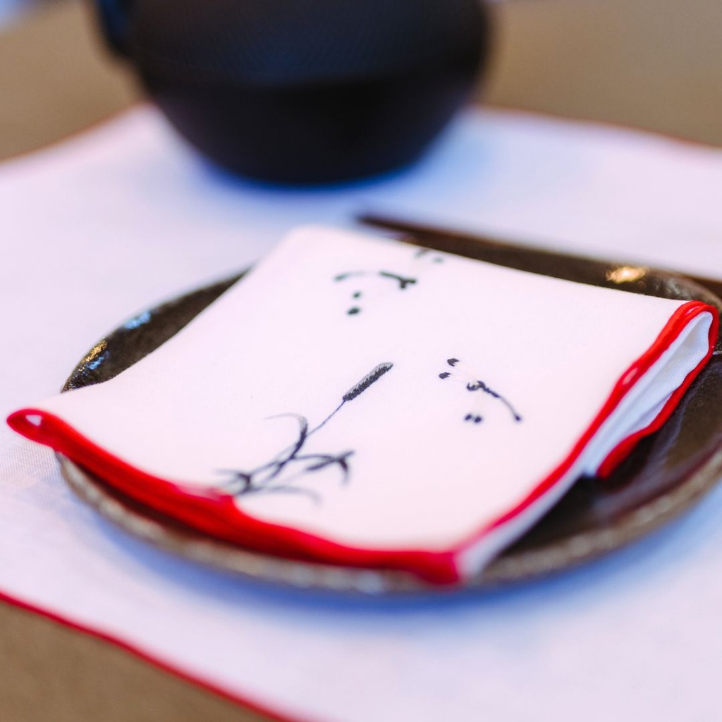 SHIBUI - 6 Serviettes de Table en Lin