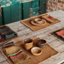 JASPER - Set de table "Hunter Green"