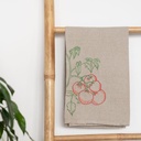 VEGETABLES - Tomato Linen Kitchen Towel