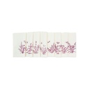 FLEURS SAUVAGES - 8 Serviettes de Table en Lin 