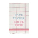 SAVE WATER - Linen Kitchen Towel
