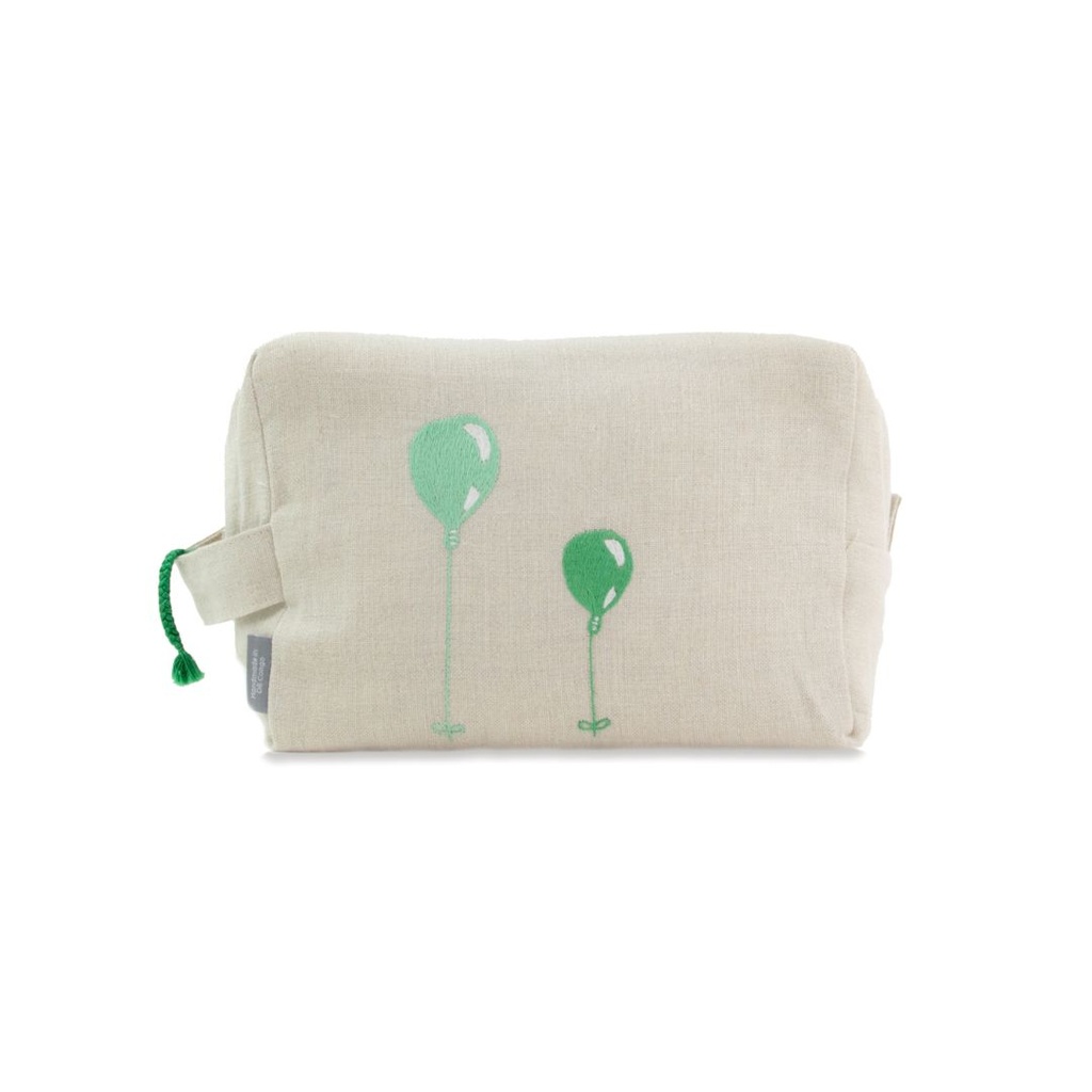 BALLOON SAFARI - Jumbo Linen Toiletry Bag