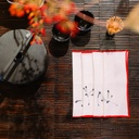 SHIBUI - 6 Serviettes Cocktail en Lin