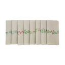 WINTER GARDEN - 8 Linnen Servetten