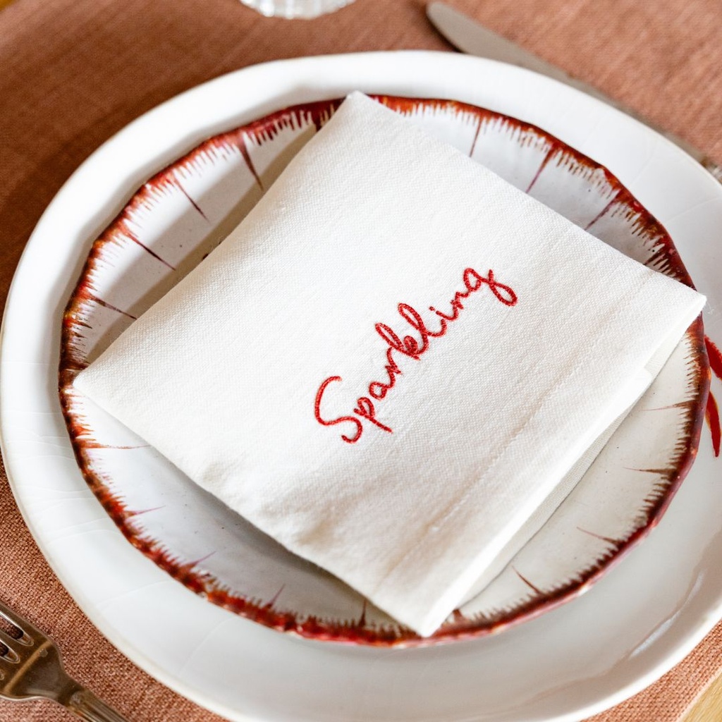 FABULOUS - 8 Serviettes de Table en Lin
