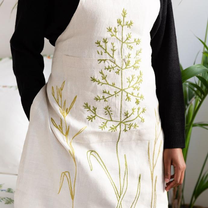 GRASSES - Linen Apron 