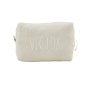 PERSONALISED - Linen Toiletries Bag