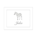PERSONALISED - Small Pillowcase in Egyptian Cotton Percale