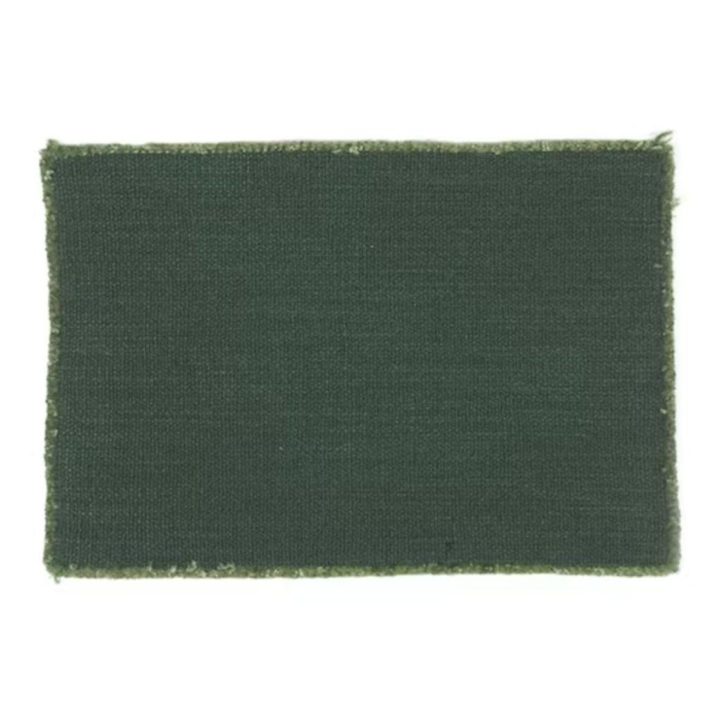 JASPER - Linen Placemat "Hunter Green"