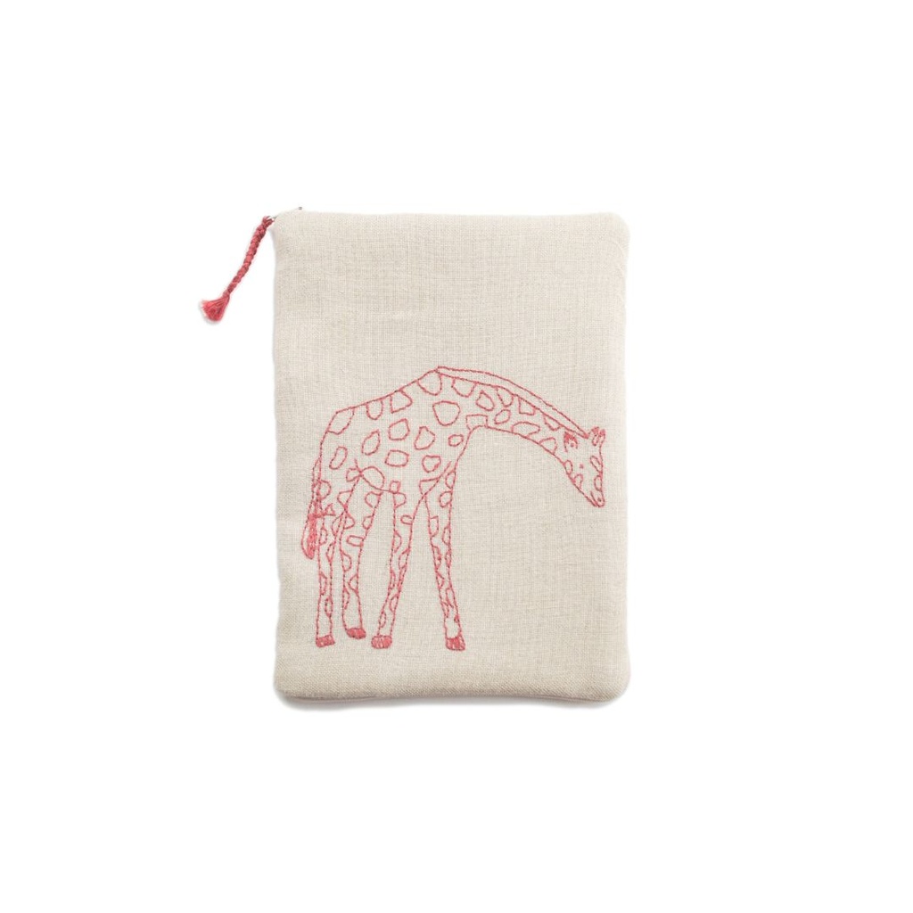 GIRAFFE - Linen Health Record Cover 