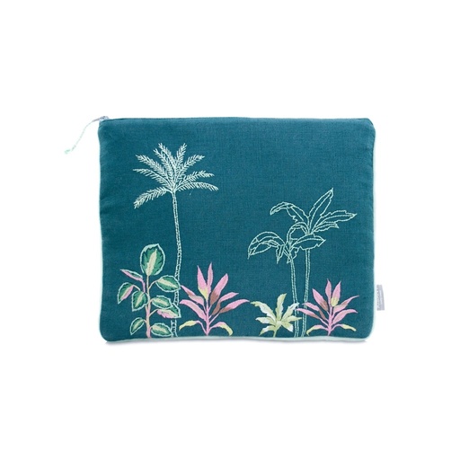 [TI2430JADAMUPI] LE JARDIN DE DAGMAR - Linen iPad Pouch