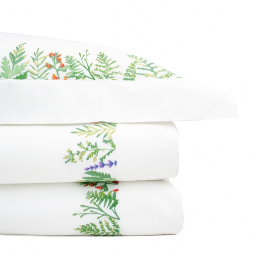 GIVERNY - Drap de Lit en Percale de Coton Égyptien