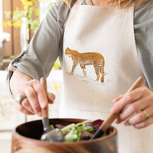 LEOPARD - Linen Apron