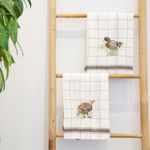 SMALL GAME - Linen Kitchen Towel 