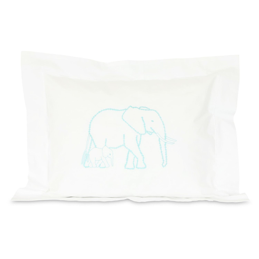 ÉLÉPHANT - Taie d'Oreiller en Percale de Coton Égyptien