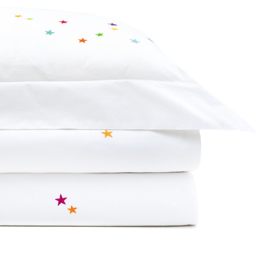 [HD2422ETOIMUCP] STARS - Double Duvet Cover in Egyptian Cotton Percale