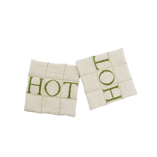 HOT - Linen Potholders 